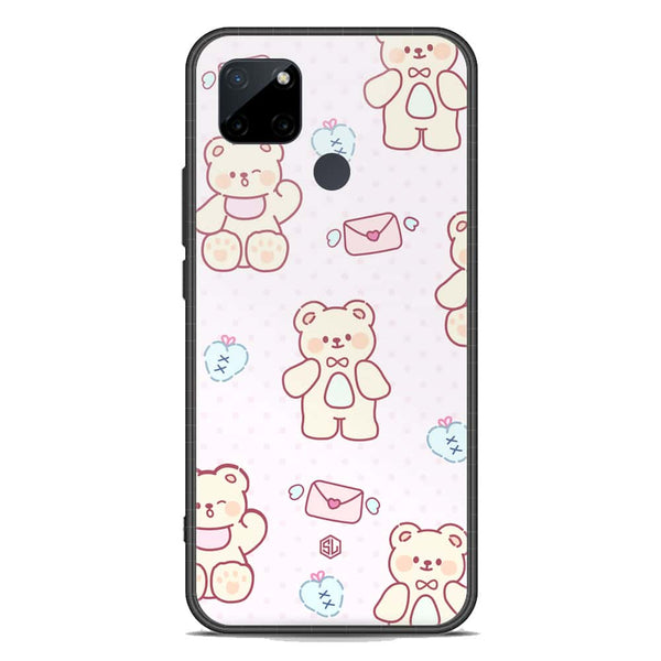 Cute Chic Series Soft Phone Case - Premium Glass Case - Design 3 - Realme C21Y