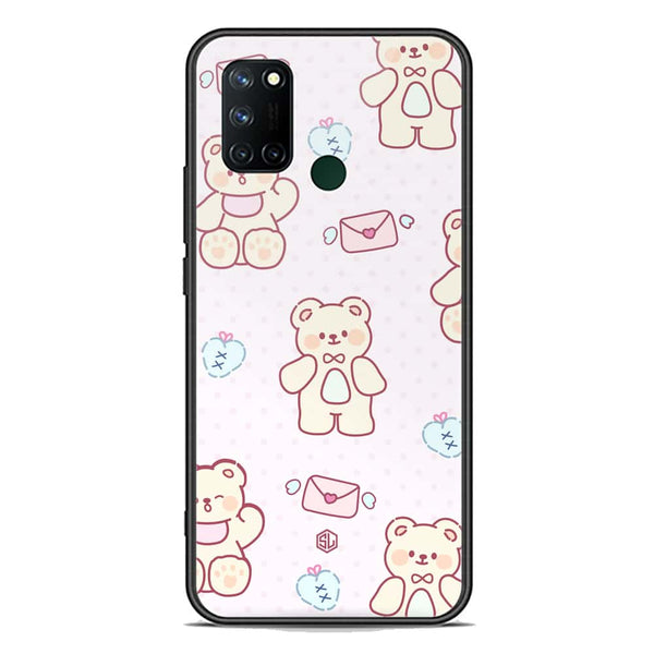 Cute Chic Series Soft Phone Case - Premium Glass Case - Design 3 - Realme 7i