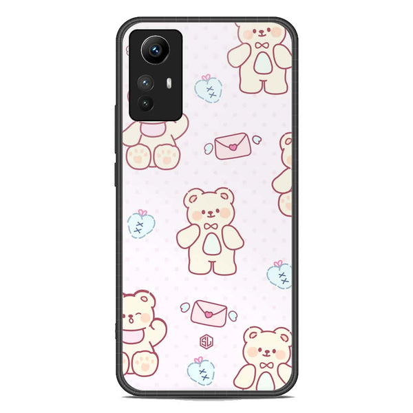 Cute Chic Series Soft Phone Case - Premium Glass Case - Design 3 - Xiaomi Redmi Note 12S