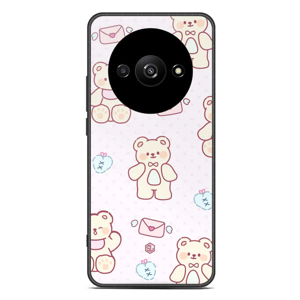 Cute Chic Series Soft Phone Case - Premium Glass Case - Design 3 - Xiaomi Redmi A3