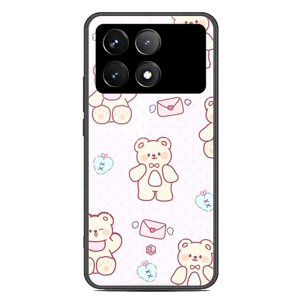 Cute Chic Series Soft Phone Case - Premium Glass Case - Design 3 - Xiaomi Poco X6 Pro