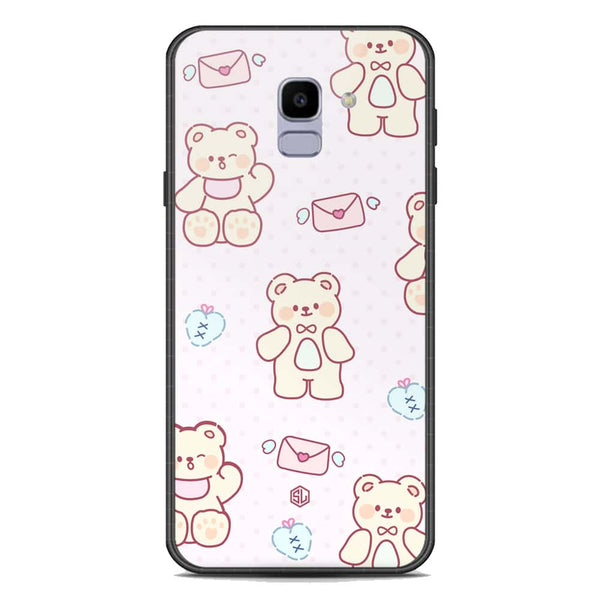 Cute Chic Series Soft Phone Case - Premium Glass Case - Design 3 - Samsung Galaxy J6 2018