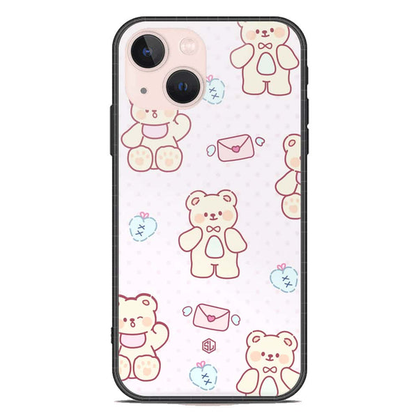 Cute Chic Series Soft Phone Case - Premium Glass Case - Design 3 - iPhone 14 Plus