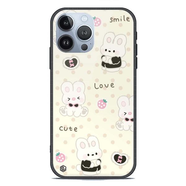 Cute Chic Series Soft Phone Case - Premium Glass Case - Design 4 - iPhone 13 Pro