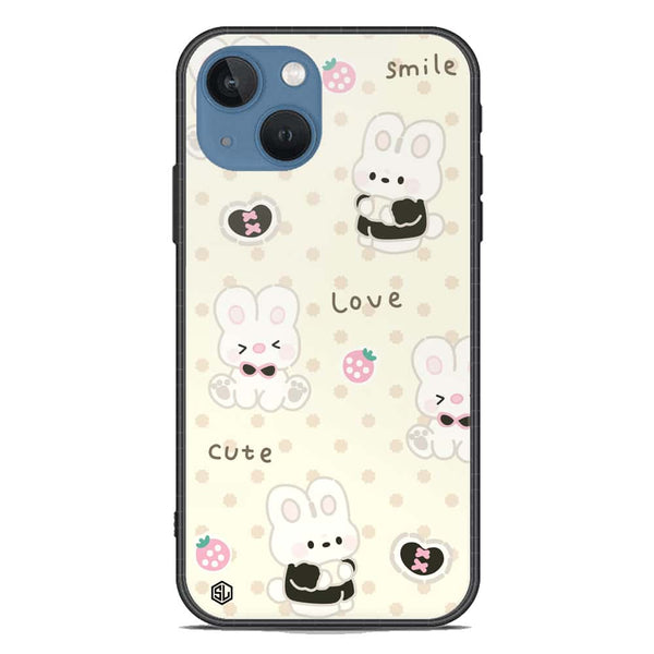 Cute Chic Series Soft Phone Case - Premium Glass Case - Design 4 - iPhone 13