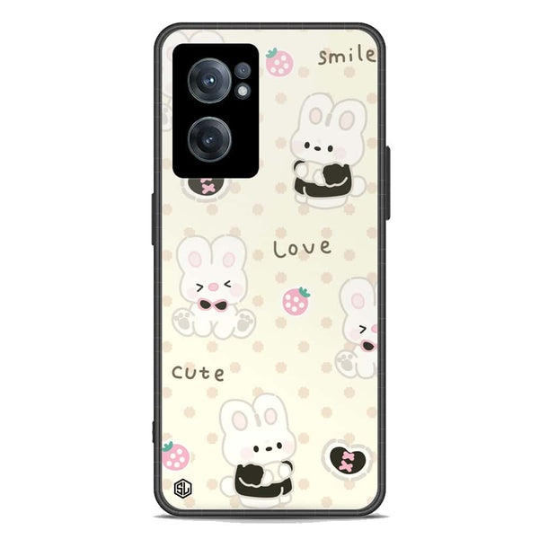 Cute Chic Series Soft Phone Case - Premium Glass Case - Design 4 - OnePlus Nord CE 2 5G