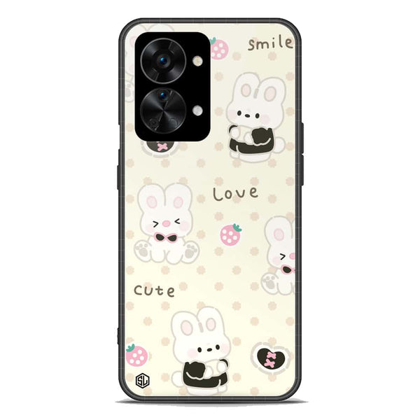 Cute Chic Series Soft Phone Case - Premium Glass Case - Design 4 - OnePlus Nord 2T