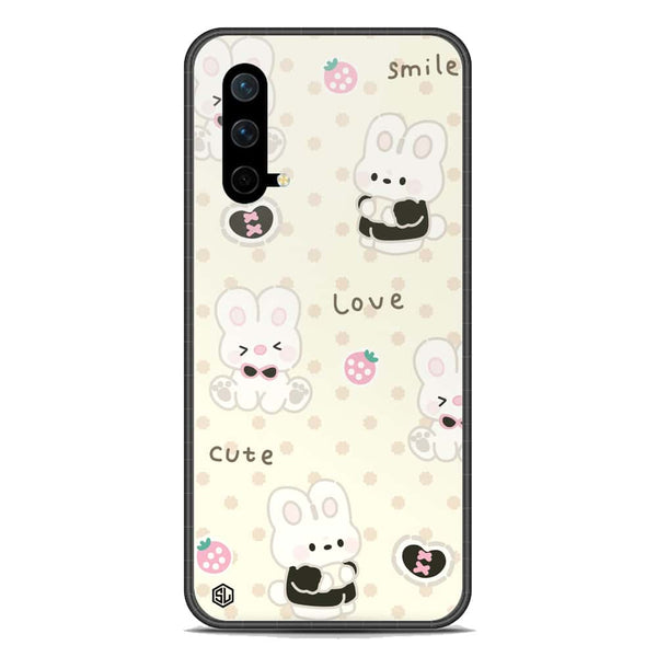 Cute Chic Series Soft Phone Case - Premium Glass Case - Design 4 - OnePlus Nord CE 5G