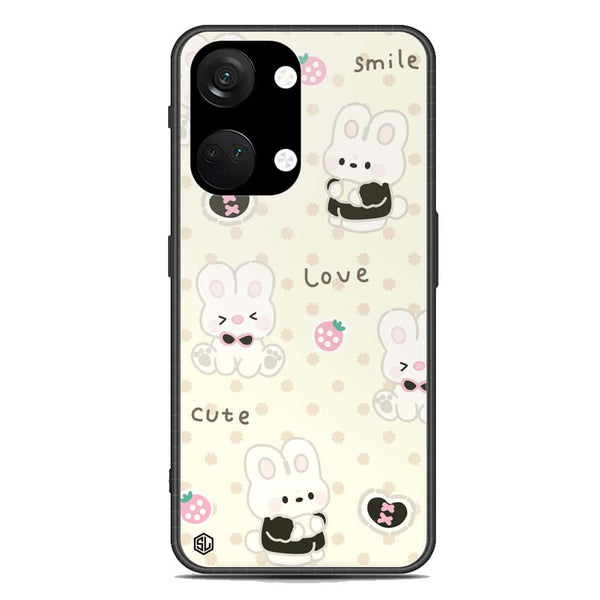 Cute Chic Series Soft Phone Case - Premium Glass Case - Design 4 - OnePlus Ace 2V