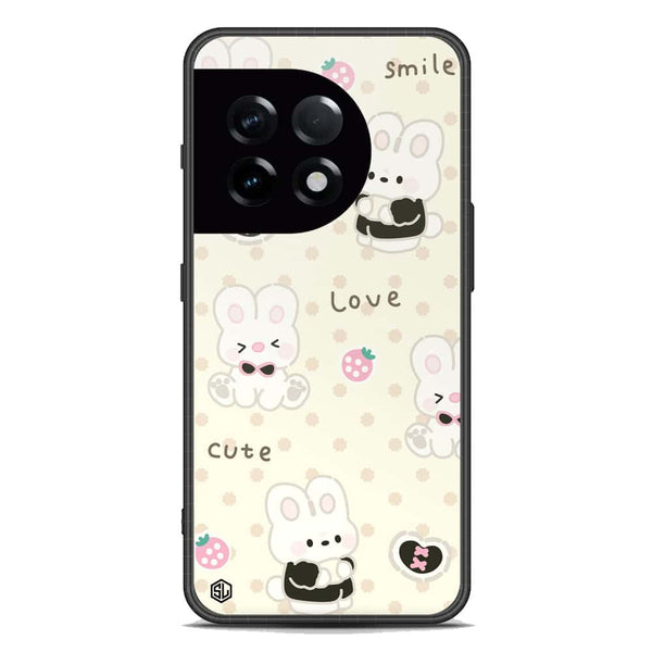 Cute Chic Series Soft Phone Case - Premium Glass Case - Design 4 - OnePlus Ace 2