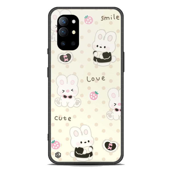 Cute Chic Series Soft Phone Case - Premium Glass Case - Design 4 - OnePlus 9R