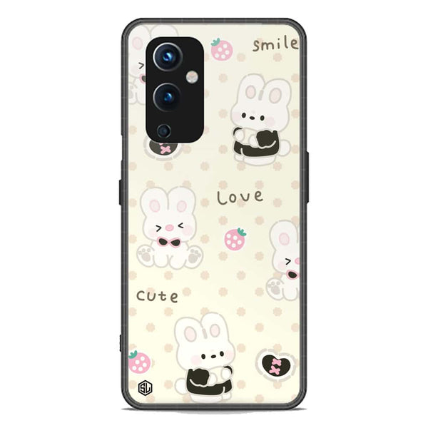 Cute Chic Series Soft Phone Case - Premium Glass Case - Design 4 - OnePlus 9