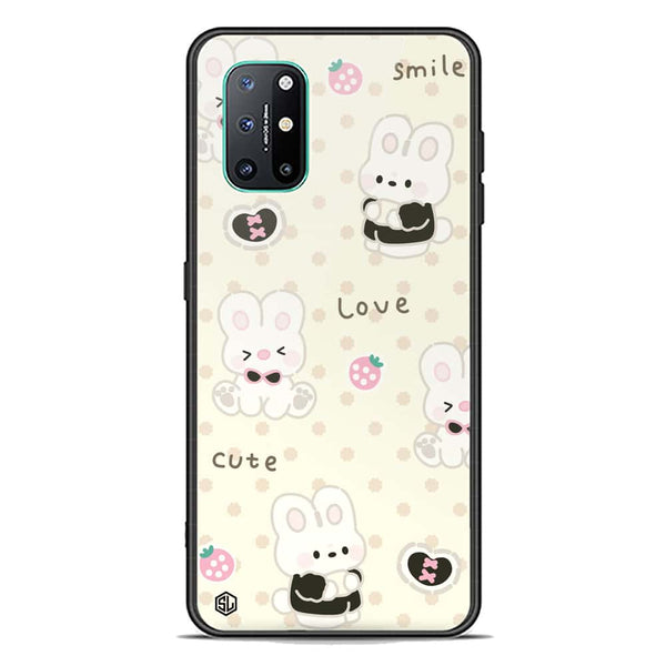 Cute Chic Series Soft Phone Case - Premium Glass Case - Design 4 - OnePlus 8T