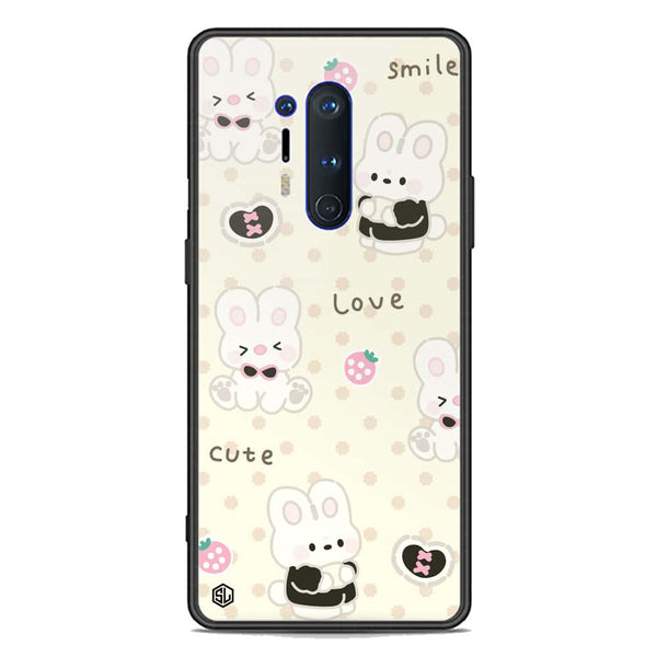 Cute Chic Series Soft Phone Case - Premium Glass Case - Design 4 - OnePlus 8 Pro