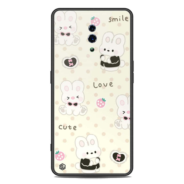 Cute Chic Series Soft Phone Case - Premium Glass Case - Design 4 - Oppo Reno