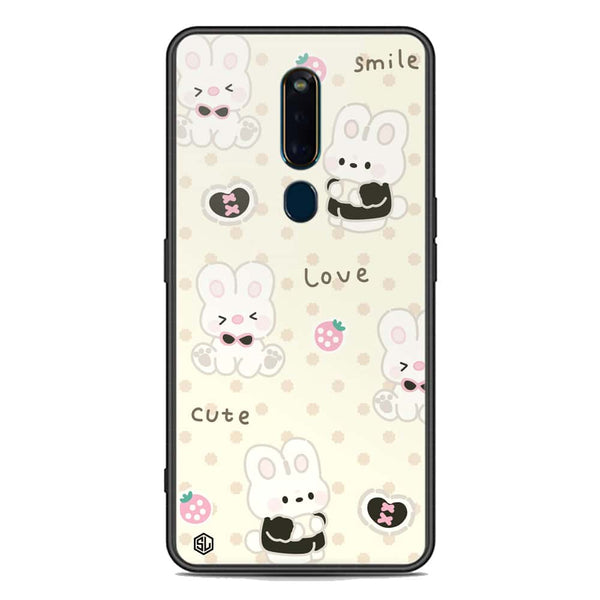 Cute Chic Series Soft Phone Case - Premium Glass Case - Design 4 - Oppo R19