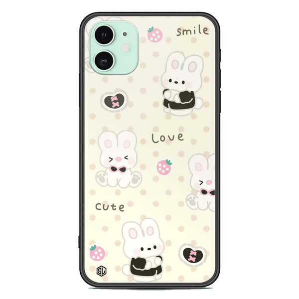 Cute Chic Series Soft Phone Case - Premium Glass Case - Design 4 - iPhone 11