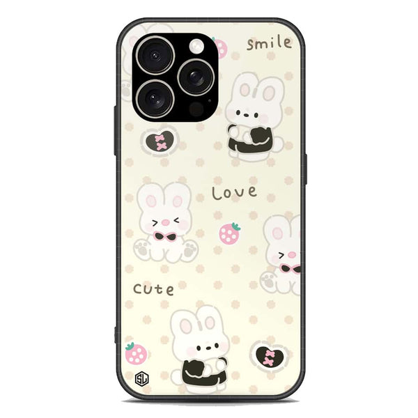 Cute Chic Series Soft Phone Case - Premium Glass Case - Design 4 - iPhone 15 Pro Max