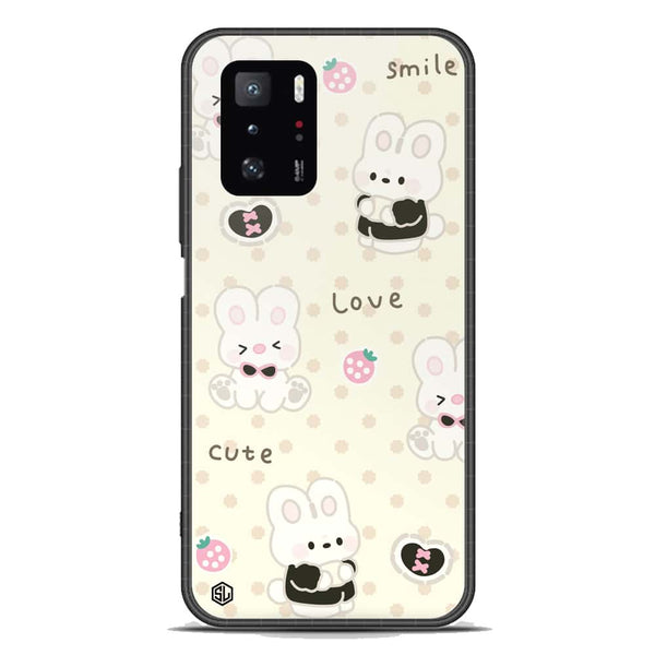 Cute Chic Series Soft Phone Case - Premium Glass Case - Design 4 - Xiaomi Redmi Note 10 Pro 5G