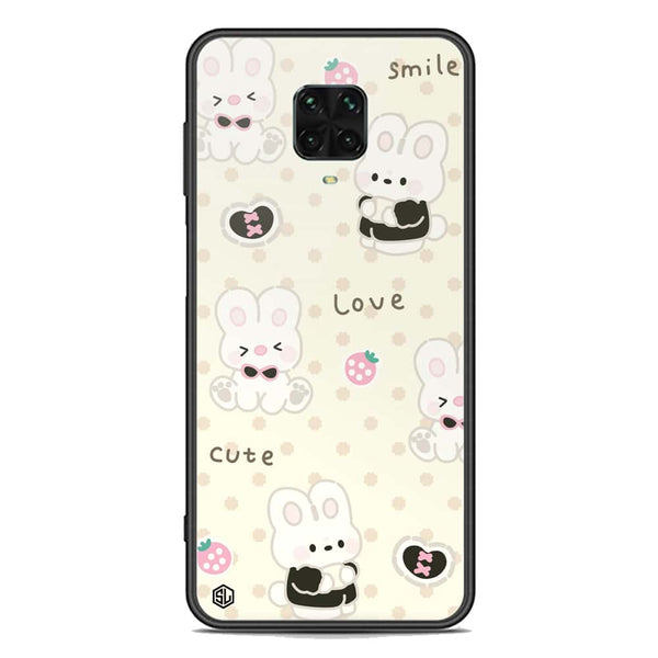 Cute Chic Series Soft Phone Case - Premium Glass Case - Design 4 - Xiaomi Redmi Note 9 Pro