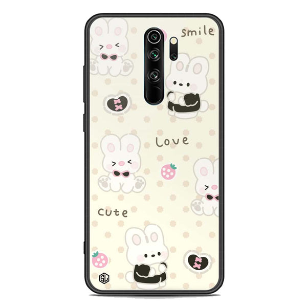 Cute Chic Series Soft Phone Case - Premium Glass Case - Design 4 - Xiaomi Redmi Note 8 Pro