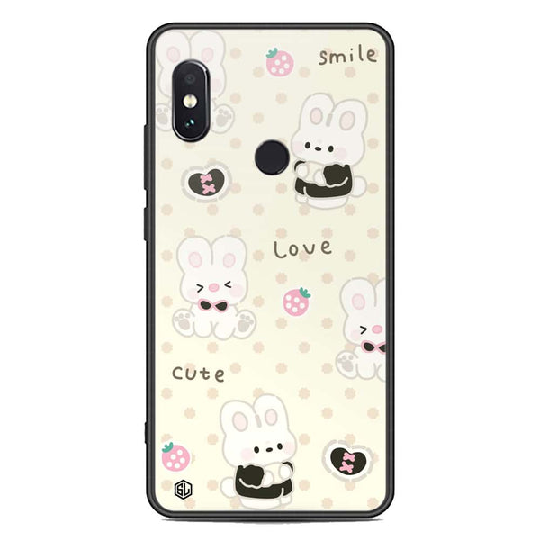 Cute Chic Series Soft Phone Case - Premium Glass Case - Design 4 - Xiaomi Redmi Note 5 Pro