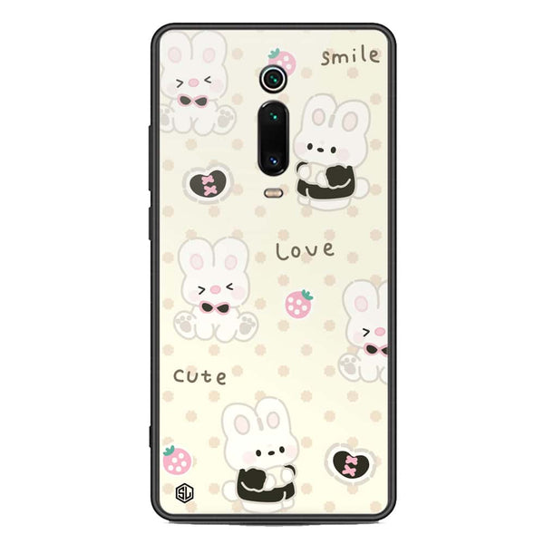 Cute Chic Series Soft Phone Case - Premium Glass Case - Design 4 - Xiaomi Redmi K20