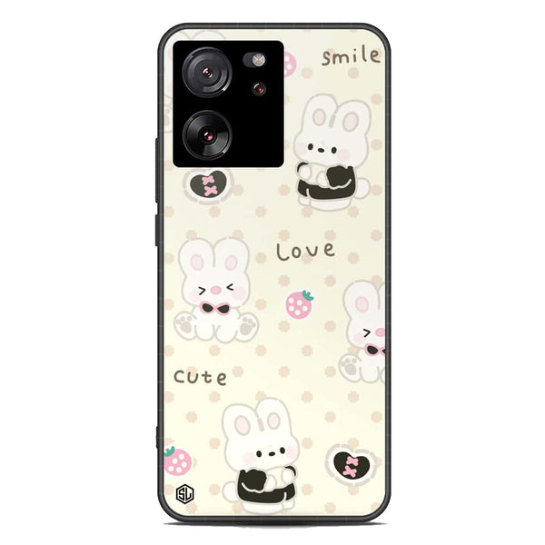 Cute Chic Series Soft Phone Case - Premium Glass Case - Design 4 - Xiaomi 13T