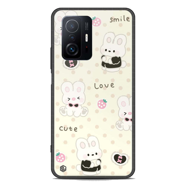 Cute Chic Series Soft Phone Case - Premium Glass Case - Design 4 - Xiaomi 11T Pro