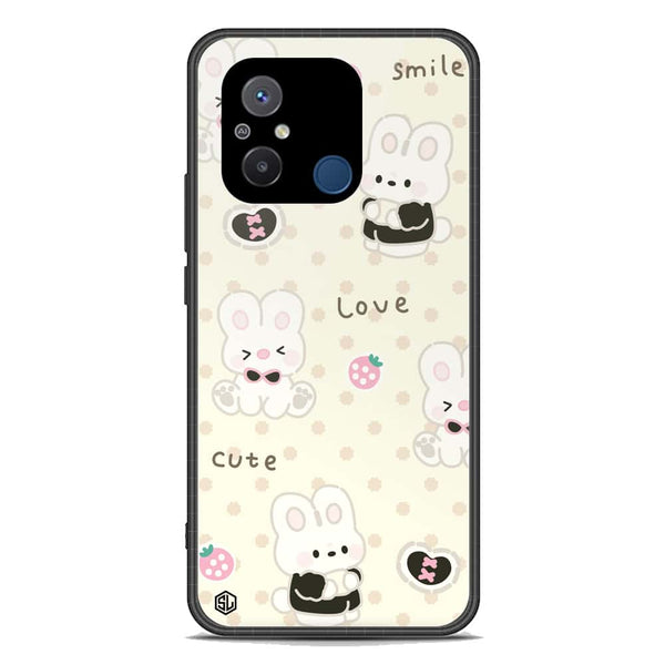 Cute Chic Series Soft Phone Case - Premium Glass Case - Design 4 - Xiaomi Redmi 12C