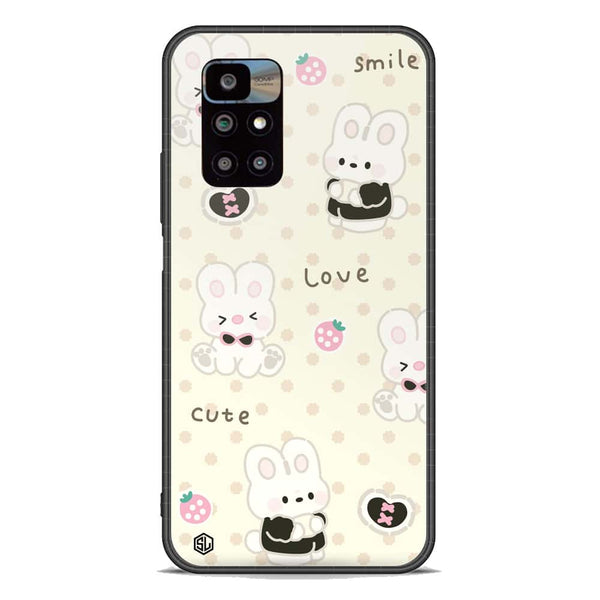 Cute Chic Series Soft Phone Case - Premium Glass Case - Design 4 - Xiaomi Redmi 10 Prime