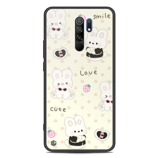 Cute Chic Series Soft Phone Case - Premium Glass Case - Design 4 - Xiaomi Redmi 9 Prime