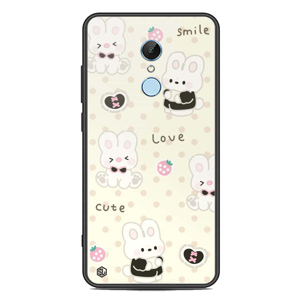 Cute Chic Series Soft Phone Case - Premium Glass Case - Design 4 - Xiaomi Redmi 5