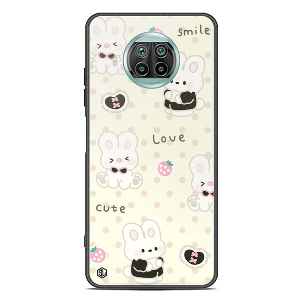 Cute Chic Series Soft Phone Case - Premium Glass Case - Design 4 - Xiaomi Mi 10T Lite