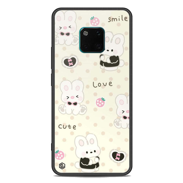 Cute Chic Series Soft Phone Case - Premium Glass Case - Design 4 - Huawei Mate 20 Pro