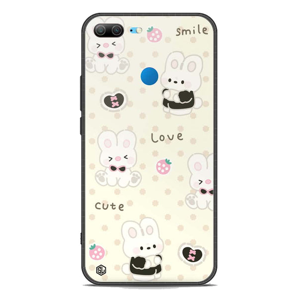 Cute Chic Series Soft Phone Case - Premium Glass Case - Design 4 - Huawei Honor 9 Lite