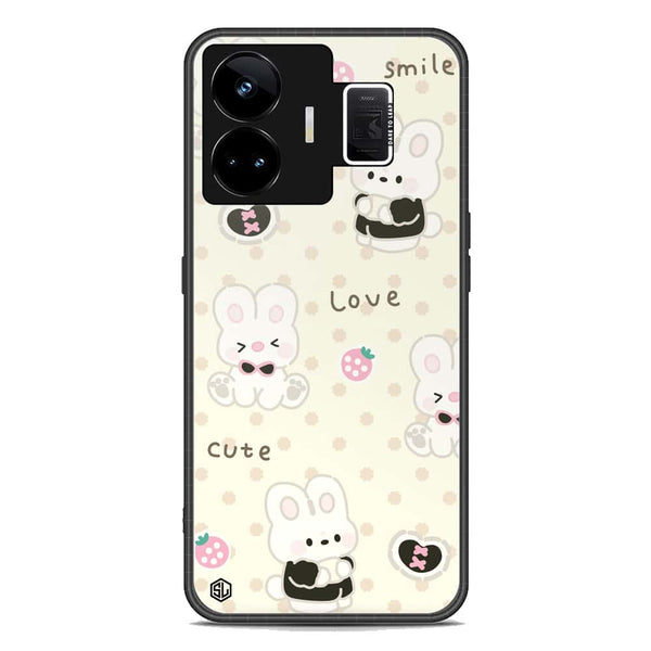 Cute Chic Series Soft Phone Case - Premium Glass Case - Design 4 - Realme GT Neo 5