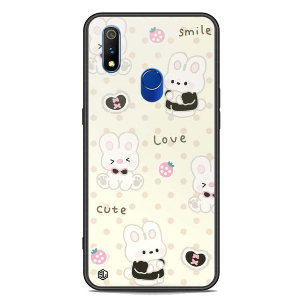 Cute Chic Series Soft Phone Case - Premium Glass Case - Design 4 - Realme 3 Pro