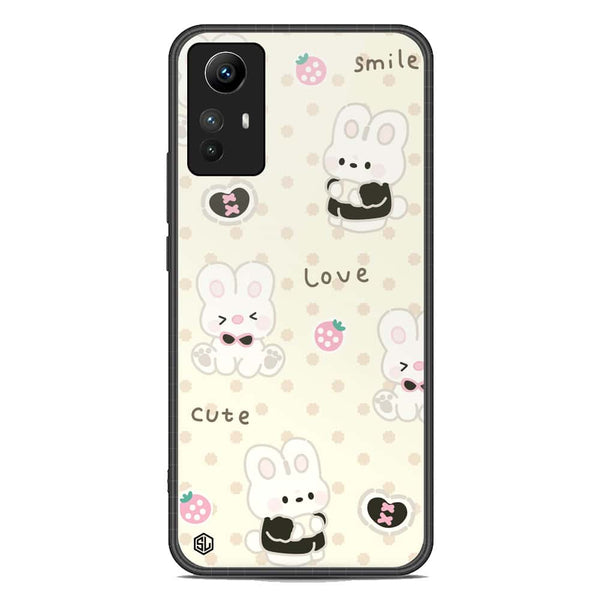 Cute Chic Series Soft Phone Case - Premium Glass Case - Design 4 - Xiaomi Redmi Note 12S