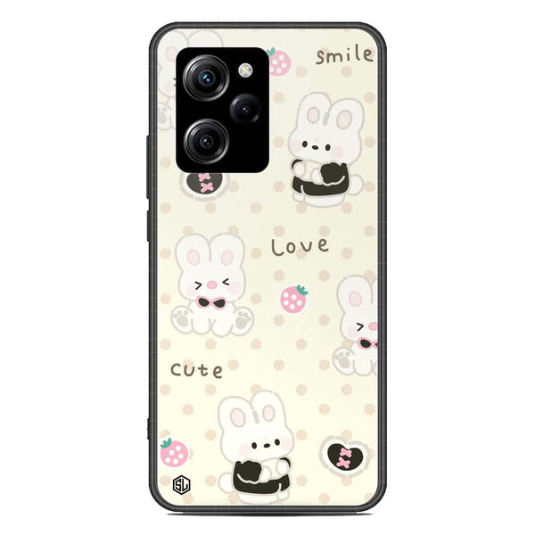 Cute Chic Series Soft Phone Case - Premium Glass Case - Design 4 - Xiaomi Poco X5 Pro