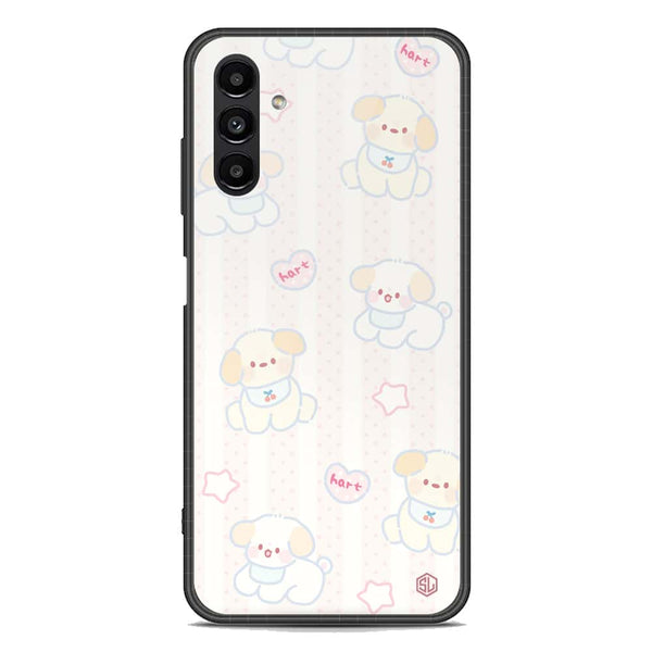 Cute Chic Series Soft Phone Case - Premium Glass Case - Design 5 - Samsung Galaxy A04s