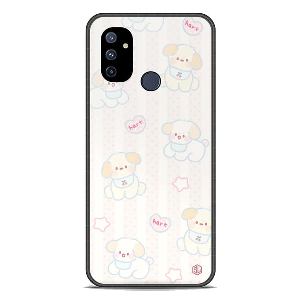 Cute Chic Series Soft Phone Case - Premium Glass Case - Design 5 - OnePlus Nord N100