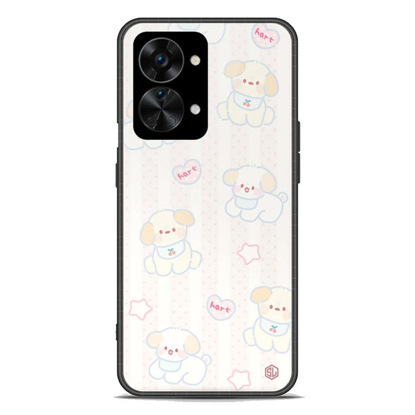 Cute Chic Series Soft Phone Case - Premium Glass Case - Design 5 - OnePlus Nord 2T