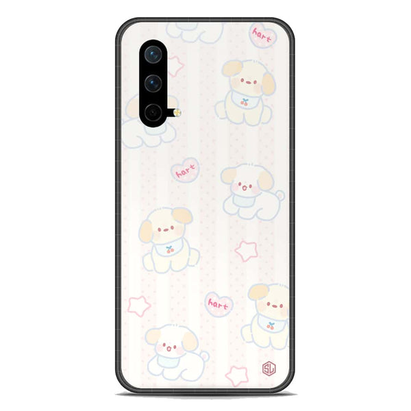 Cute Chic Series Soft Phone Case - Premium Glass Case - Design 5 - OnePlus Nord CE 5G