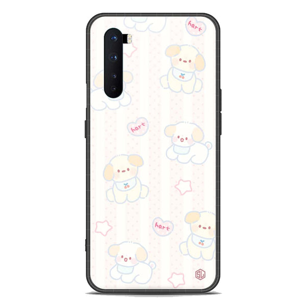 Cute Chic Series Soft Phone Case - Premium Glass Case - Design 5 - OnePlus Nord