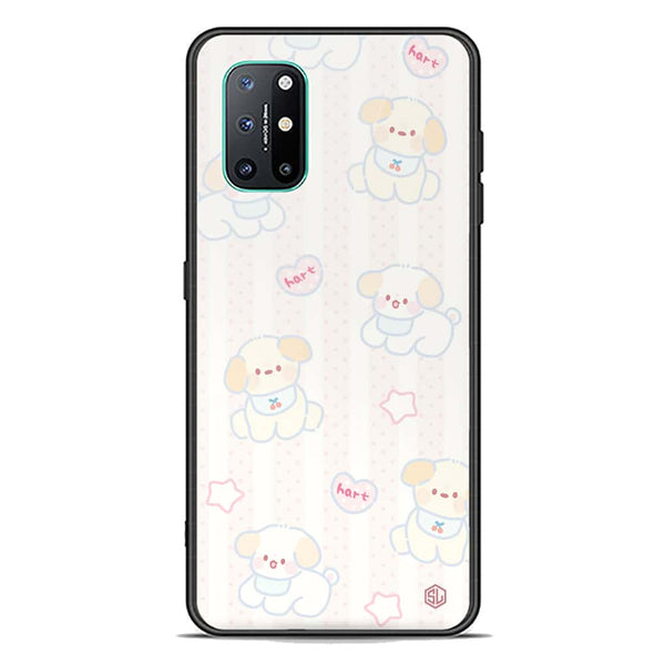 Cute Chic Series Soft Phone Case - Premium Glass Case - Design 5 - OnePlus 8T