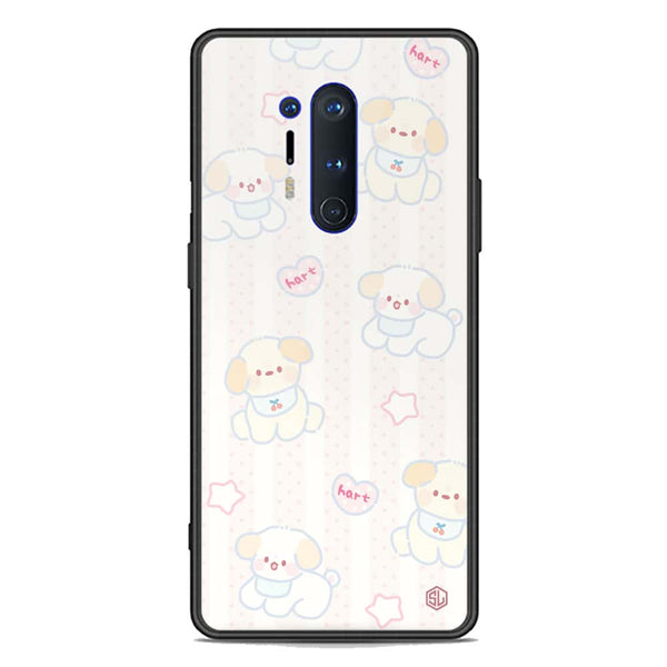 Cute Chic Series Soft Phone Case - Premium Glass Case - Design 5 - OnePlus 8 Pro