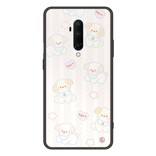 Cute Chic Series Soft Phone Case - Premium Glass Case - Design 5 - OnePlus 7T Pro