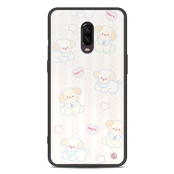 Cute Chic Series Soft Phone Case - Premium Glass Case - Design 5 - OnePlus 6T