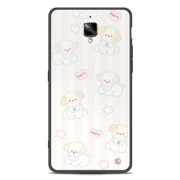 Cute Chic Series Soft Phone Case - Premium Glass Case - Design 5 - OnePlus 3T